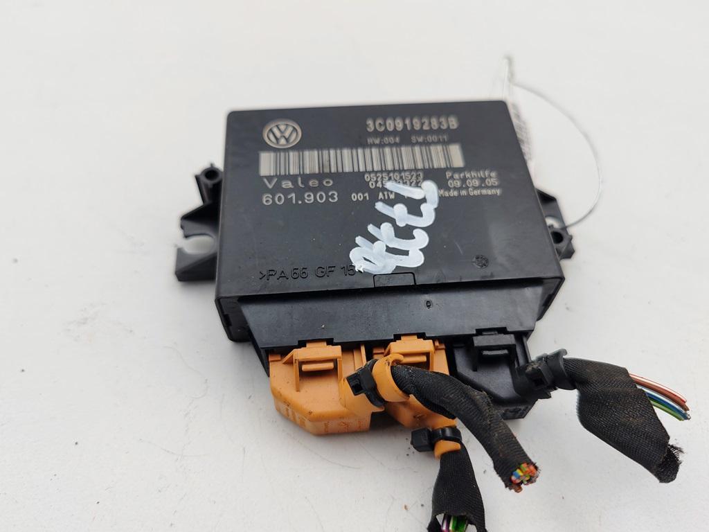 блок управления парктрониками Volkswagen Passat B6 2005, 2.0 л., дизель, МКПП, серый, универсал, 3C0919283B - фото №1