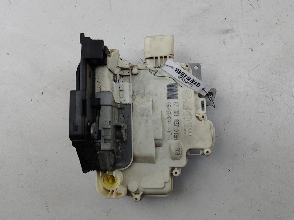 замок двери передней левой Volkswagen Passat B6 2009, 1.8 л., бензин, МКПП, чёрный, универсал - фото №1