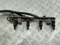 Форсунка топливная (комплект) Audi A4 B5 1997, 1.8 л., Ti, бензин, МКПП, серый, универсал, 058133551, 0280150447 - фото №2