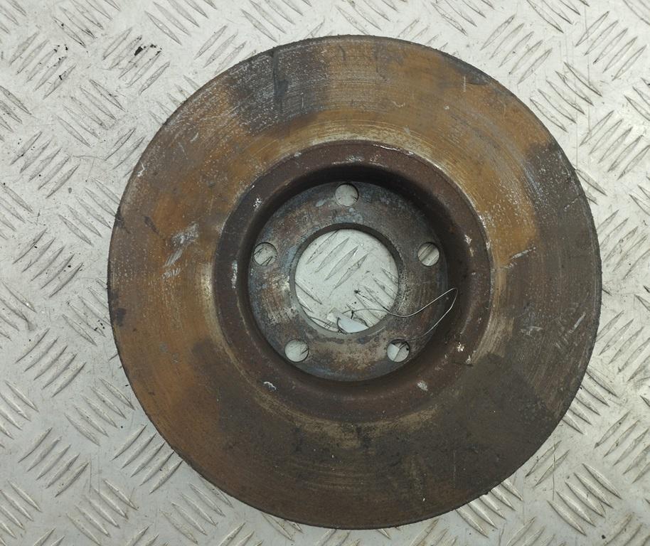 диск тормозной передний Audi 100 4A/C4 1993, 2.5 л., дизель, МКПП, серый, универсал - фото №1