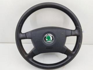 руль Skoda Fabia 1 поколение (6Y) [рестайлинг] 2004, 1.2 л., бензин, МКПП, серый, универсал, 6Y0419091E
