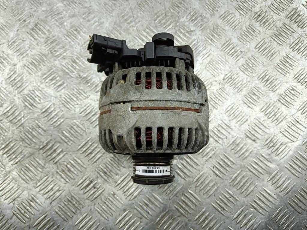 генератор Peugeot 307 1 поколение 2004, 2.0 л., дизель, МКПП, серый, хетчбэк 5 дв., 9646321880 - фото №1