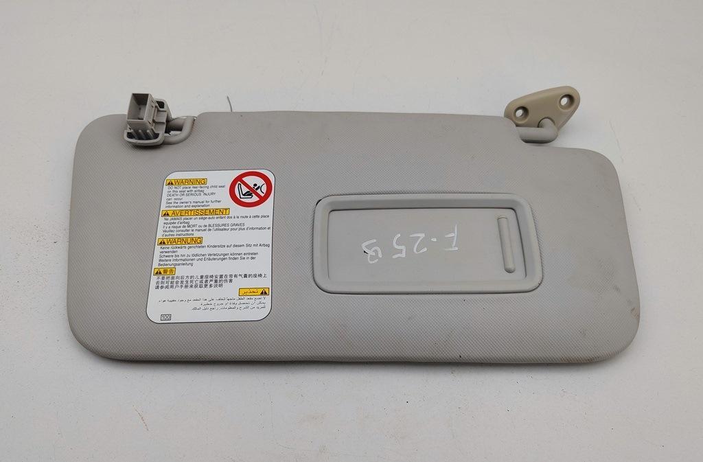 козырек солнцезащитный Subaru Forester 2008, 2.0 л., дизель, МКПП, серый, внедорожник 5 дв.