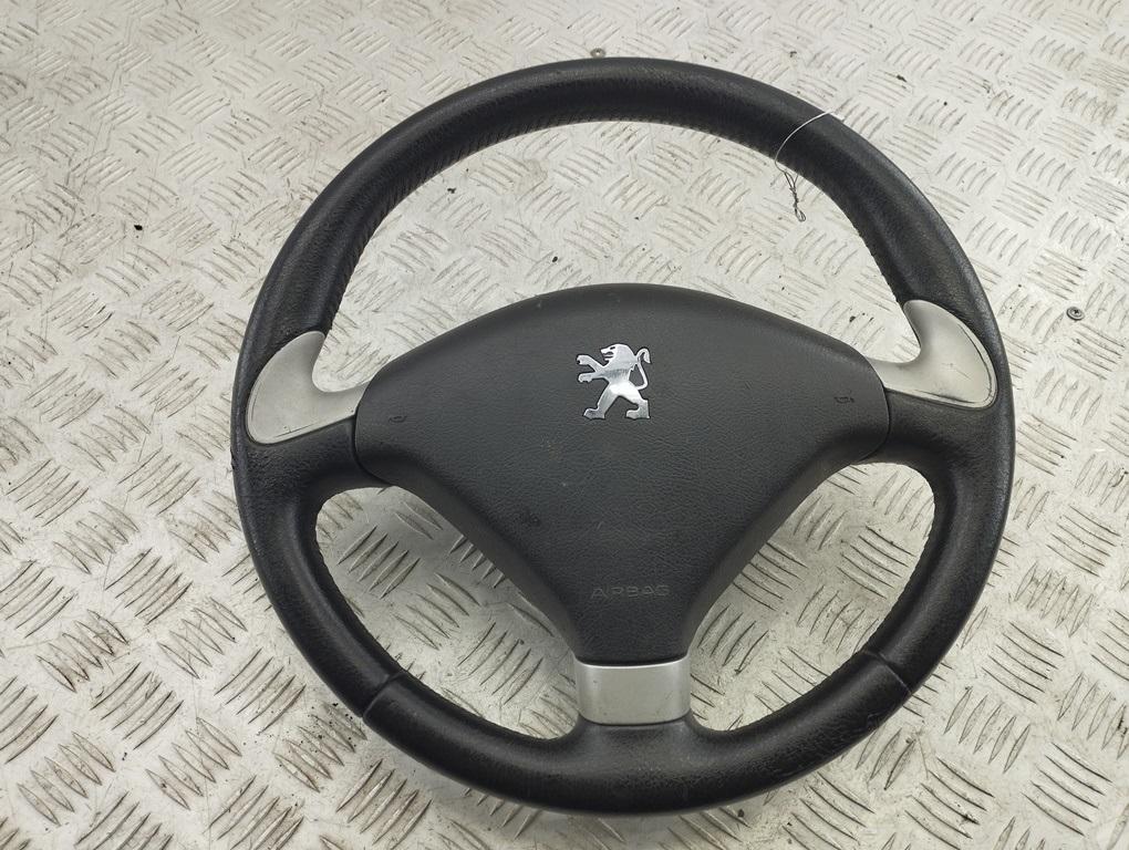 руль Peugeot 307 2004, 2.0 л., бензин, МКПП, чёрный, кабриолет, 96467818ZR