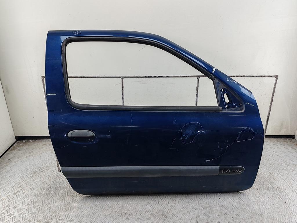 дверь сдвижная Renault Clio II 2003, синий, хетчбэк 3 дв.