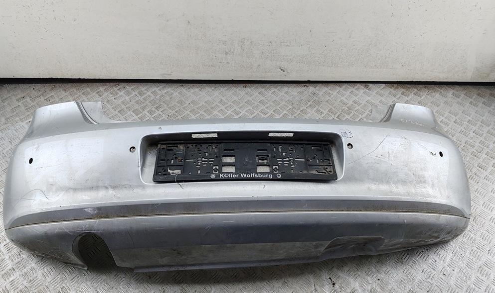 бампер задний Volkswagen Polo 2011, серый, хетчбэк 5 дв., 6R6807421BK