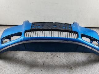 бампер передний Skoda Roomster 1 поколение 2007, дизель, синий, универсал, 5J0807221