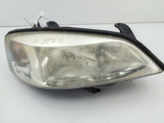 фара правая Opel Astra G 1999, 1.8 л., бензин, МКПП, серый, универсал, 90520878