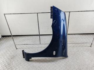 крыло переднее левое Renault Clio II 2003, 1.4 л., бензин, МКПП, синий, хетчбэк 3 дв.