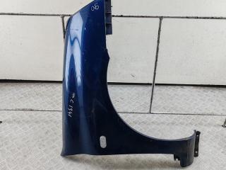 крыло переднее правое Renault Clio II 2003, 1.4 л., бензин, МКПП, синий, хетчбэк 3 дв.