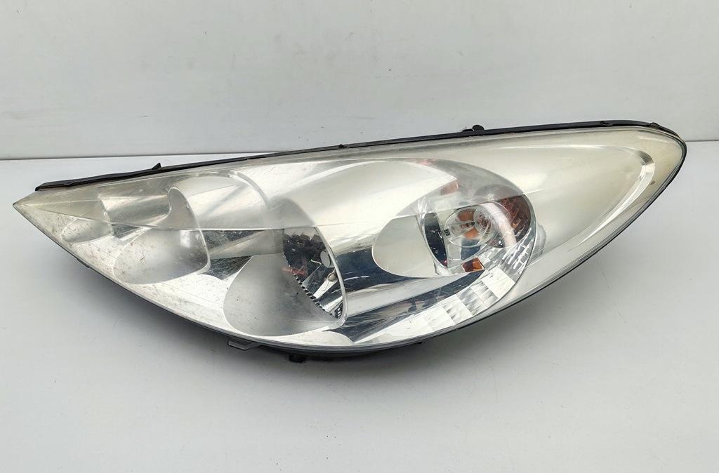 фара левая Peugeot 206 2011, 1.1 л., бензин, МКПП, красный, хетчбэк 3 дв., 9686606780
