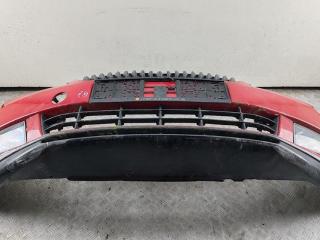 бампер передний Skoda Fabia mk2 (5J) 2011, бензин, красный, хетчбэк 5 дв., 5J0807221D