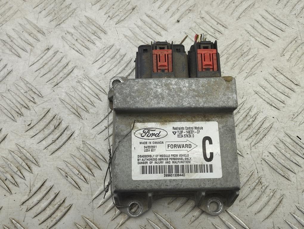 блок AirBag Ford Maverick 2 поколение 2001, 2.0 л., бензин, МКПП, чёрный, внедорожник 5 дв., YL8F14B321CF - фото №1