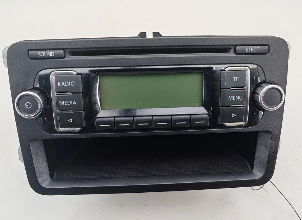 магнитола Volkswagen Golf-6 2009, 1.4 л., бензин, МКПП, чёрный, хетчбэк 5 дв., 1K0035156B
