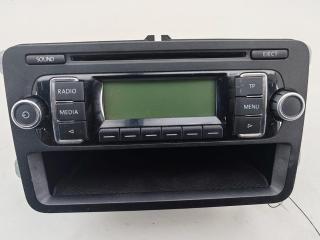 магнитола Volkswagen Golf-6 2009, 1.4 л., бензин, МКПП, чёрный, хетчбэк 5 дв., 1K0035156B