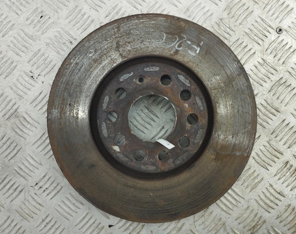 диск тормозной передний Volkswagen Passat B6 2007, 2.0 л., дизель, МКПП, синий, универсал