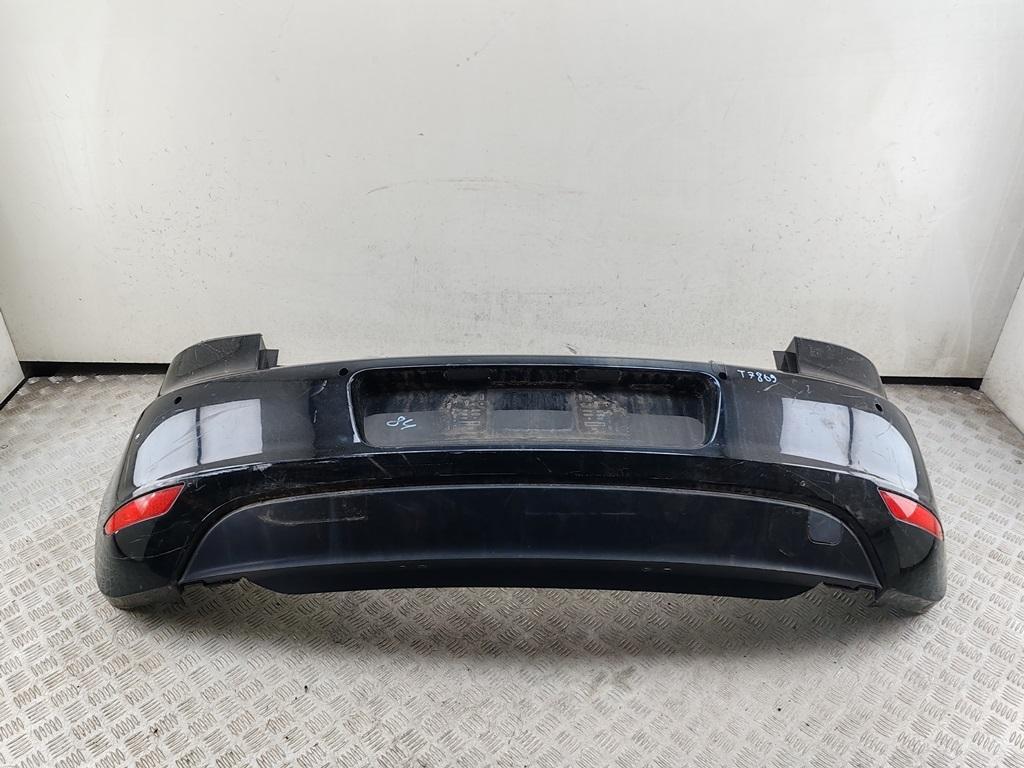 бампер задний Volkswagen Golf 6 поколение 2009, чёрный, хетчбэк 5 дв., 5K6807421 - фото №1