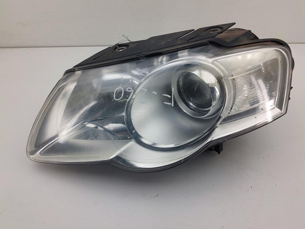 фара левая Volkswagen Passat B6 2007, 2.0 л., дизель, МКПП, синий, универсал, 3C0941005Q