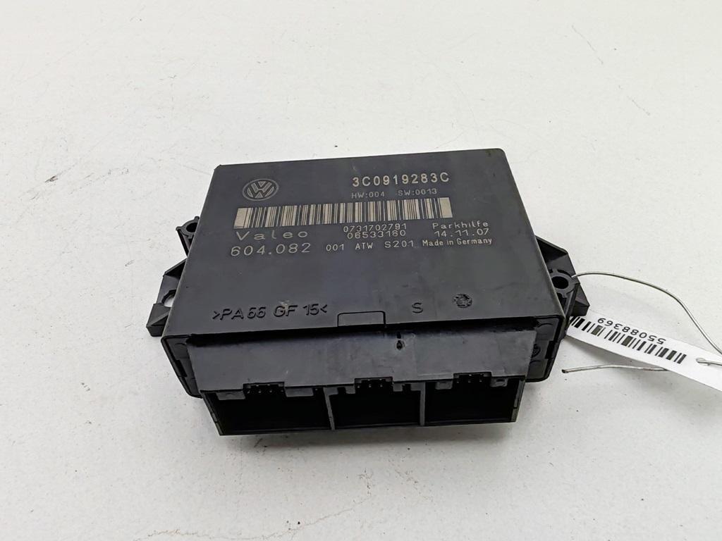 блок управления парктрониками Volkswagen Passat B6 2007, 2.0 л., дизель, МКПП, синий, универсал, 3C0919283C