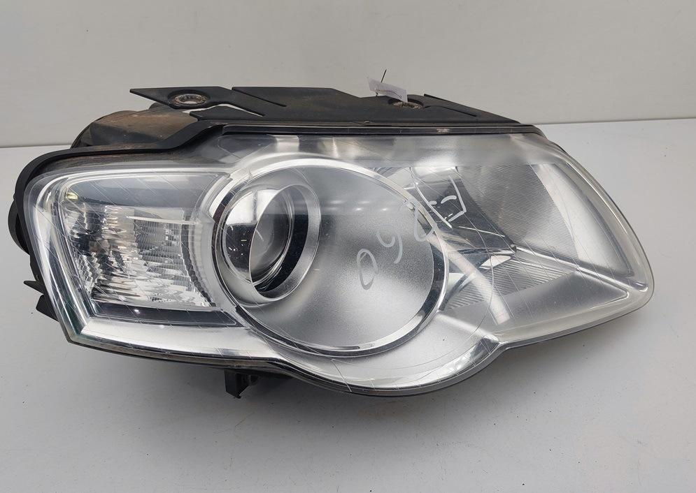 фара правая Volkswagen Passat B6 2007, 2.0 л., дизель, МКПП, синий, универсал, 3C0941006Q
