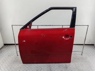 дверь сдвижная Skoda Fabia mk2 (5J) 2011, красный, хетчбэк 5 дв.