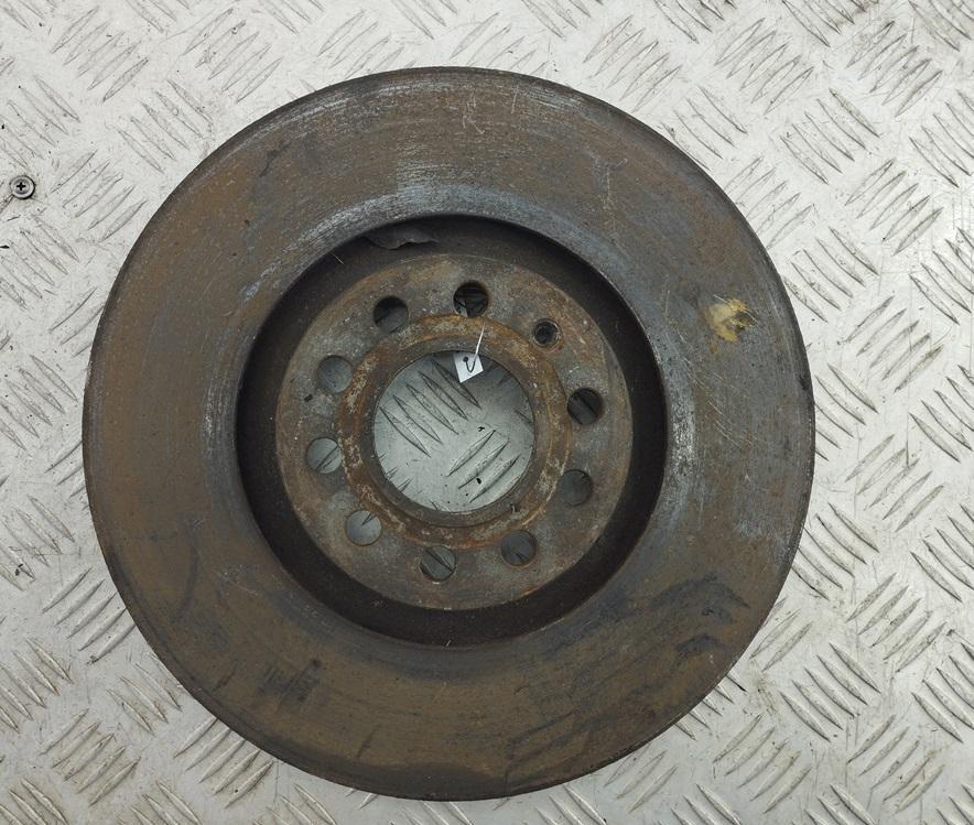 диск тормозной передний Audi A4 B7 2006, 2.0 л., TFSI, бензин, МКПП, чёрный, универсал