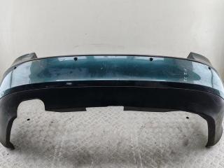 бампер задний Skoda Octavia mk2 (A5 1Z) 2006, зелёный, универсал, 1Z9807421