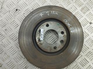диск тормозной передний Peugeot 307 2004, 2.0 л., дизель, МКПП, серый, хетчбэк 5 дв.