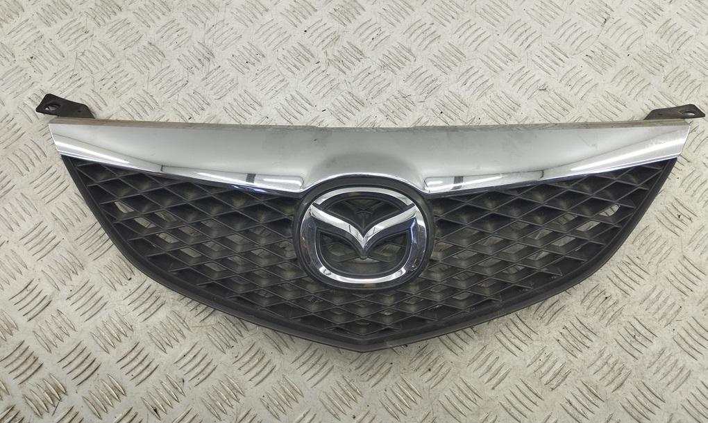 решетка радиатора Mazda 6 GG/GY 2003, серый, хетчбэк 5 дв., GJ6A50712