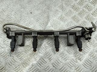 Форсунка топливная (комплект) Ford Focus I 2004, 1.8 л., бензин, МКПП, красный, седан, 0280155819, 988F-DB