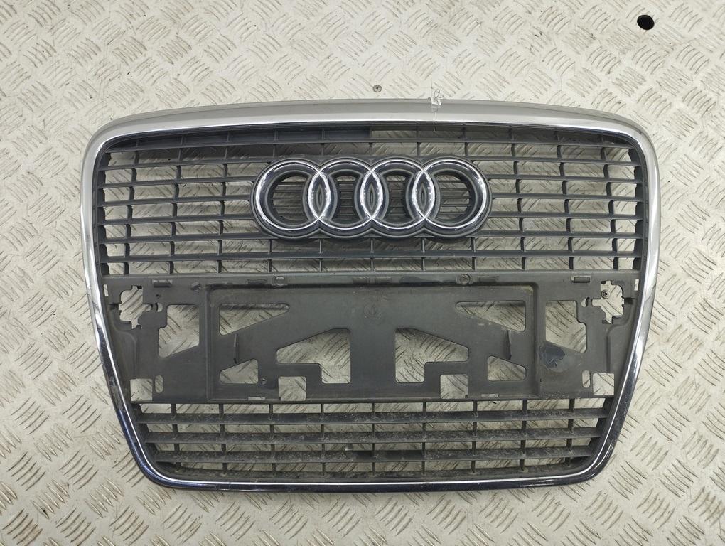 решетка радиатора Audi A6 C6 2006, чёрный, универсал, 4F0853651