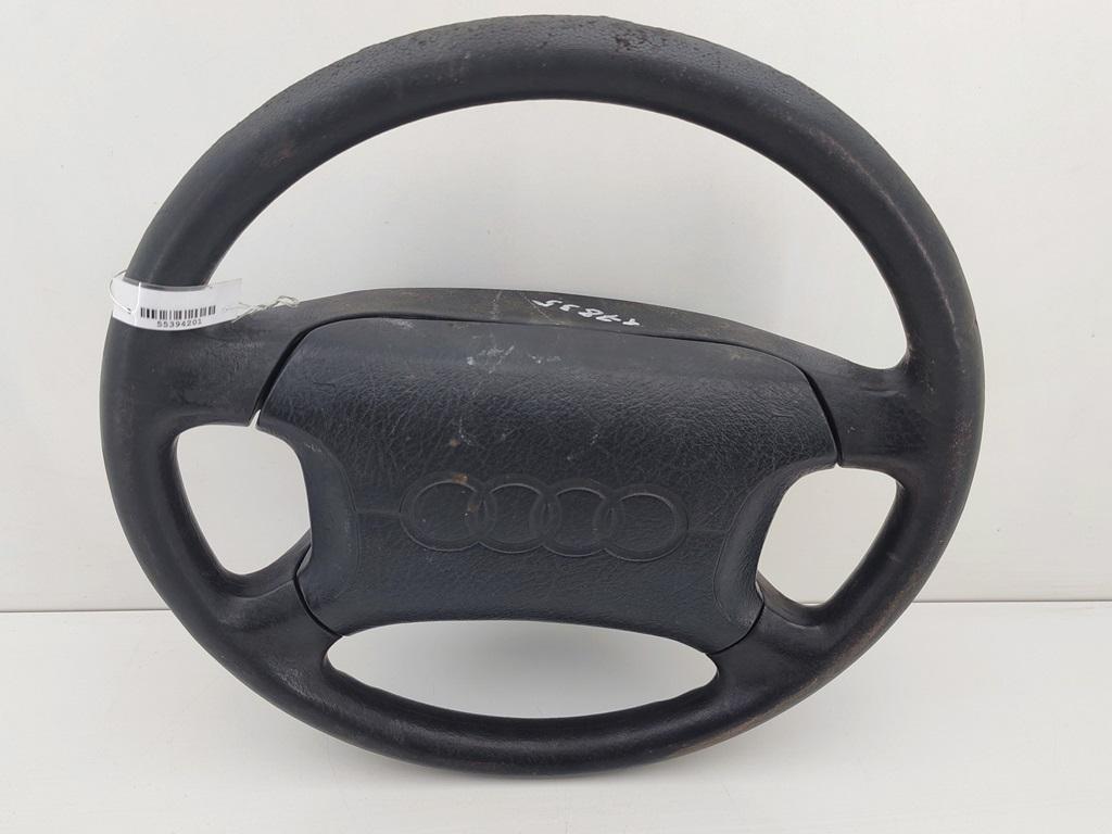 руль Audi 100 C4 1993, 2.5 л., дизель, МКПП, серый, универсал, 4A0951525A, 4A0419091