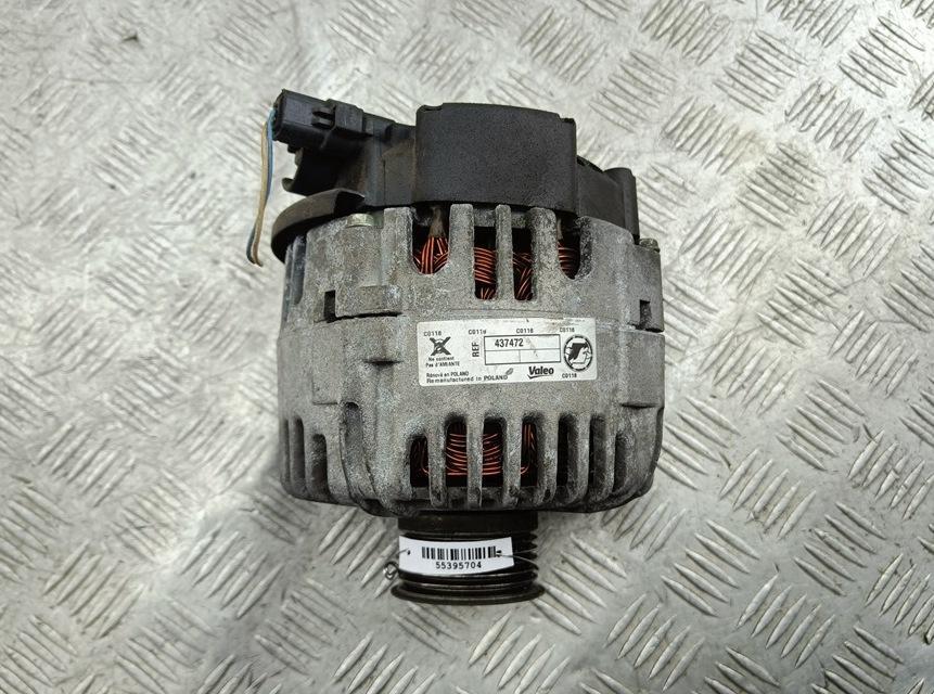 генератор Peugeot 307 2004, 2.0 л., бензин, МКПП, чёрный, кабриолет, 437472