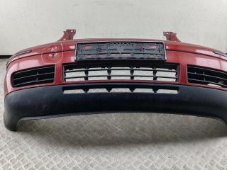 бампер передний Volkswagen Golf-4 2000, бензин, красный, хетчбэк 5 дв., 1J0807221