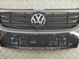 решетка радиатора Volkswagen Touran 2008, синий, минивэн, 1T0853651D