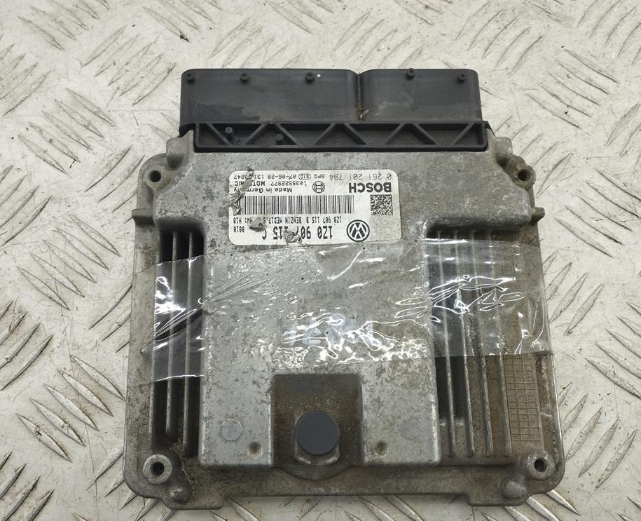 ЭБУ Skoda Octavia mk2 (A5 1Z) 2007, 1.8 л., бензин, МКПП, чёрный, универсал, 1Z0907115C
