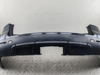 бампер задний Volkswagen Touareg 2005, чёрный, внедорожник 5 дв., 7L6807421
