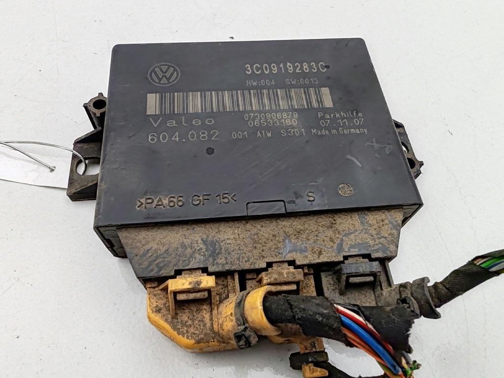 блок управления парктрониками Volkswagen Passat B6 2007, 2.0 л., дизель, МКПП, серый, седан, 3C0919283C