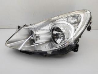 фара левая Opel Corsa D 2007, 1.4 л., бензин, МКПП, синий, хетчбэк 3 дв., 13186381