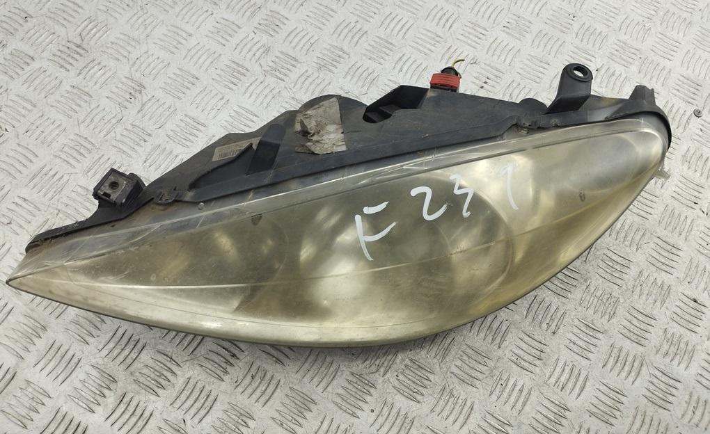 фара левая Peugeot 307 2002, 1.6 л., бензин, МКПП, серый, универсал, 9641615780