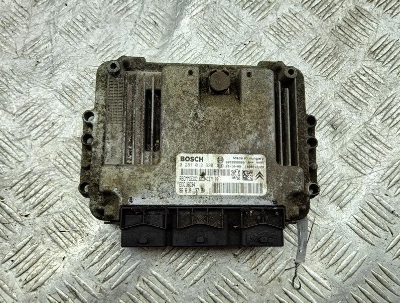 ЭБУ Citroen Berlingo 2005, 1.6 л., дизель, МКПП, синий, фургон, 0281012620, 9661813780