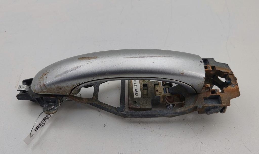 ручка наружная передняя левая Volkswagen Touareg 2006, 3.0 л., дизель, АКПП, серый, внедорожник 5 дв., 7L0837885D