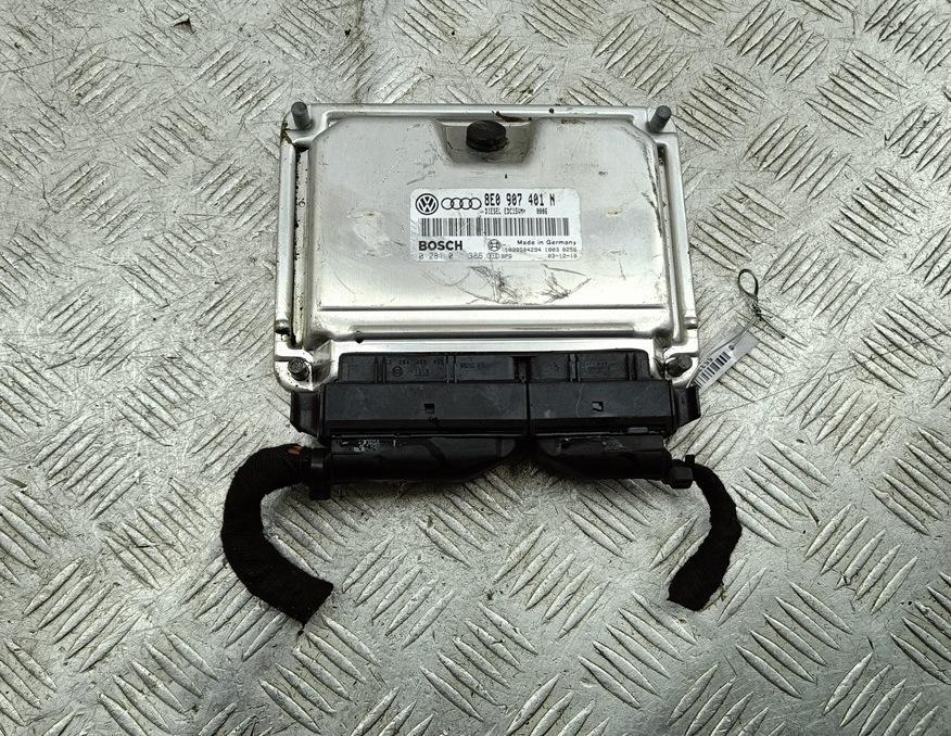 ЭБУ Audi A6 C5 2004, 2.5 л., дизель, МКПП, синий, универсал, 8E0907401N, 0281011386