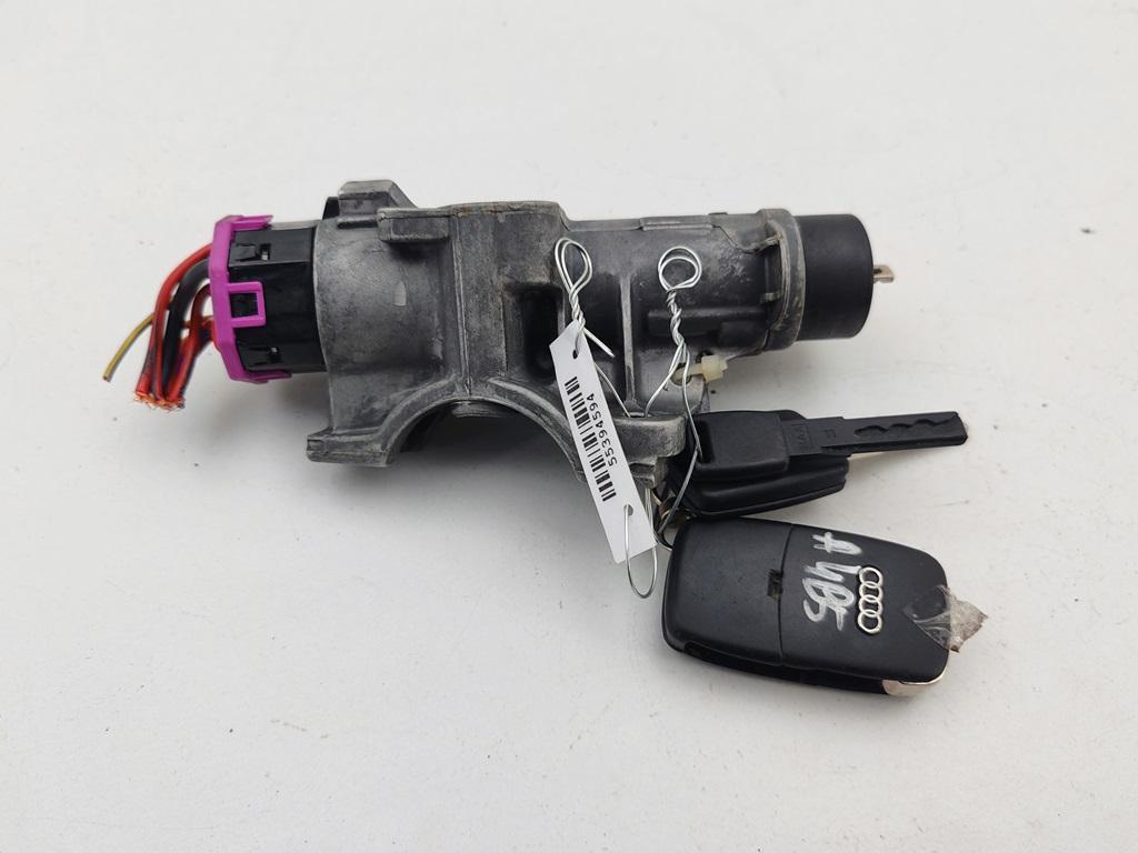 замок зажигания Audi A4 B5 1998, 1.8 л., бензин, МКПП, зелёный, универсал, 4B0905851C - фото №1