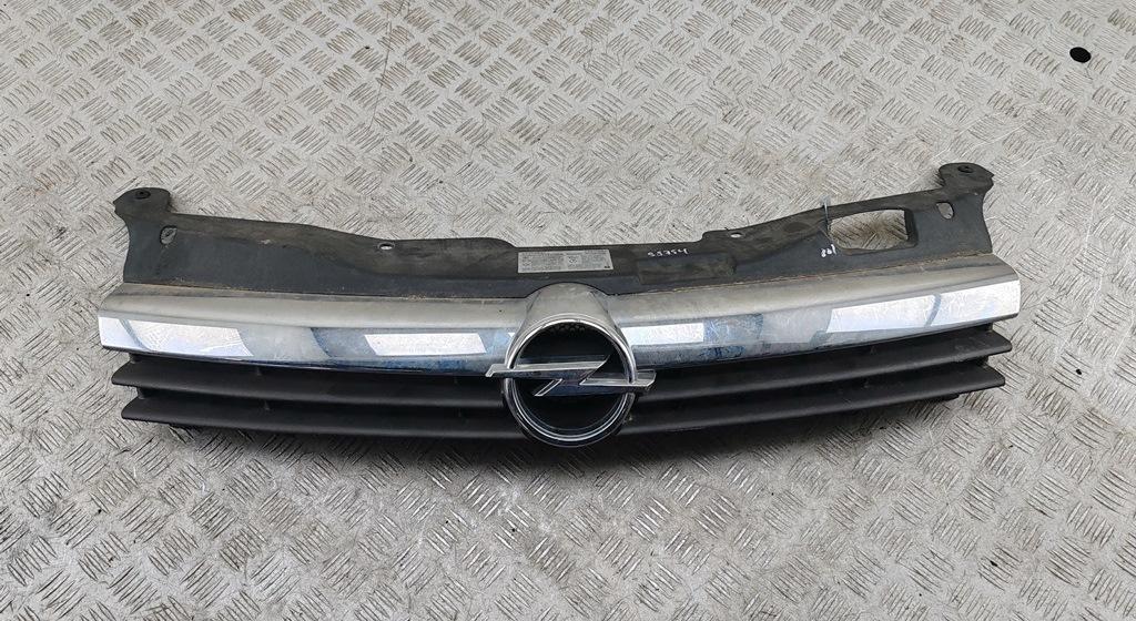 решетка радиатора Opel Astra H 2004, синий, хетчбэк 5 дв., 13108463