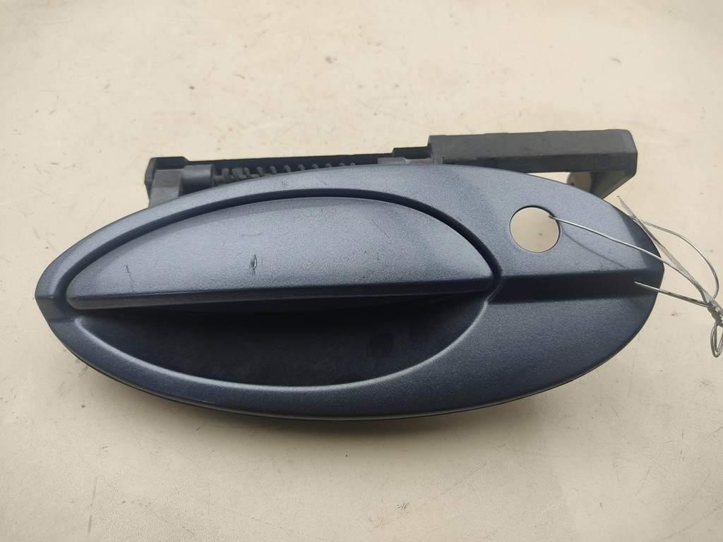 ручка наружная передняя левая Citroen C5 2005, 2.0 л., дизель, АКПП, серый, хетчбэк 5 дв., 9634766077