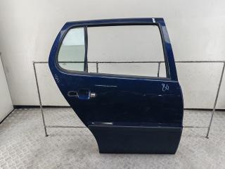 дверь сдвижная Volkswagen Polo 2001, синий, хетчбэк 5 дв.