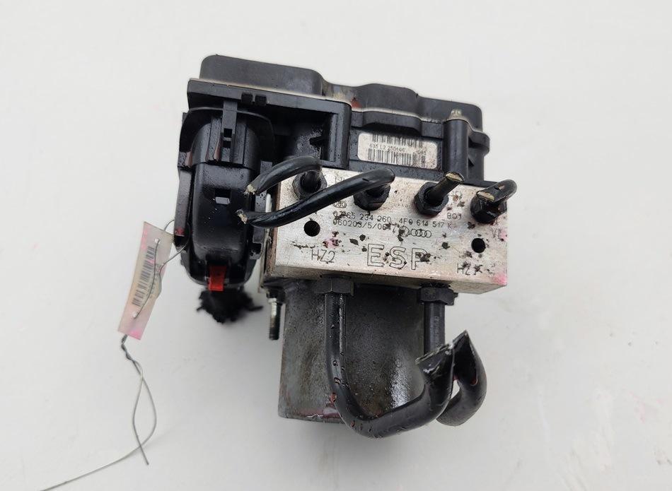 блок ABS Audi A6 C6 2006, 2.7 л., дизель, АКПП, чёрный, универсал, 4F0910517K, 4F0614517K - фото №1