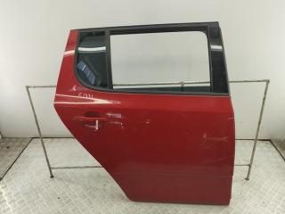 дверь сдвижная Skoda Fabia mk2 (5J) 2011, красный, хетчбэк 5 дв.
