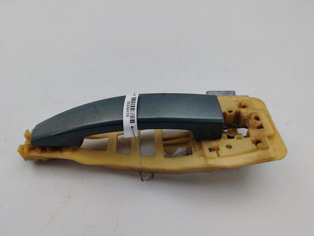 ручка наружная передняя левая Opel Vectra C 2006, 1.8 л., бензин, МКПП, зелёный, хетчбэк 5 дв. - фото №1